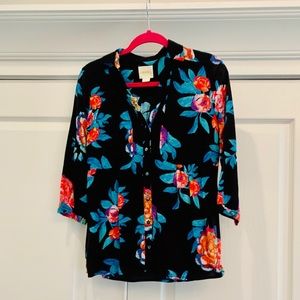 Anthropologie floral top
